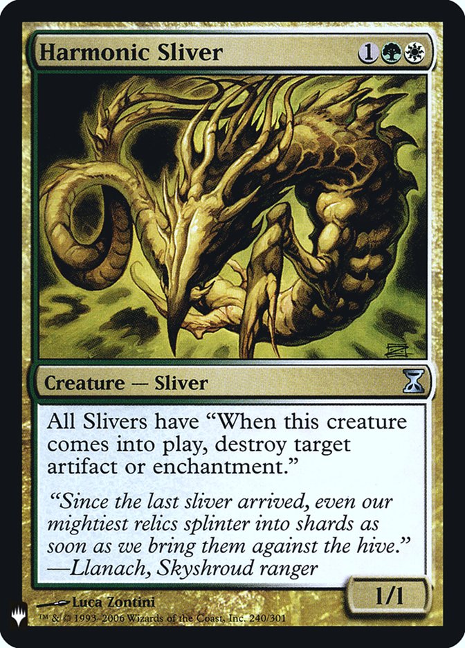 Harmonic Sliver [Mystery Booster] | Exor Games Truro