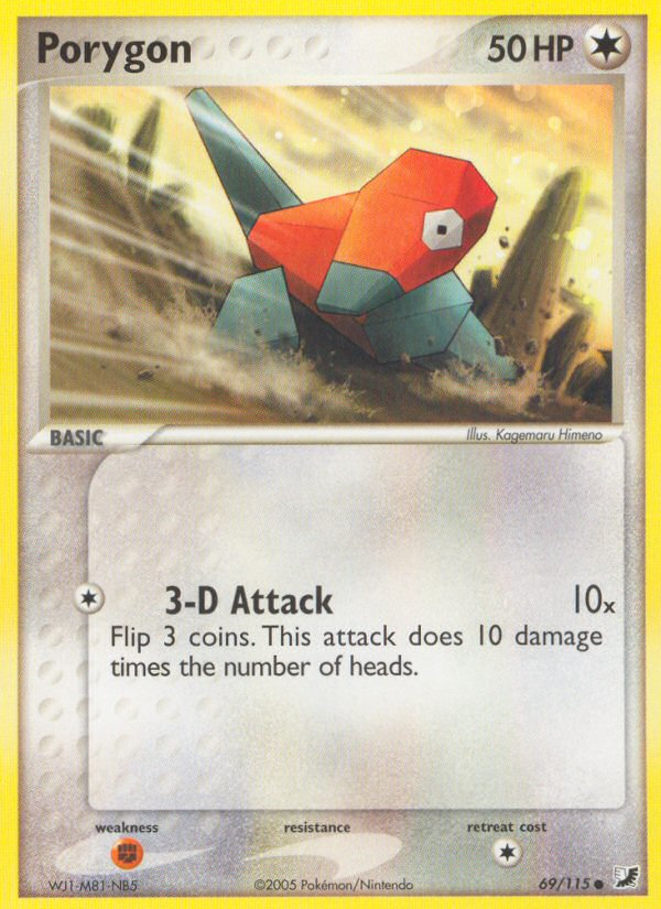 Porygon (69/115) [EX: Unseen Forces] | Exor Games Truro