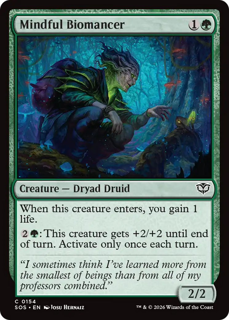 Mindful Biomancer [Secrets of Strixhaven] | Exor Games Truro