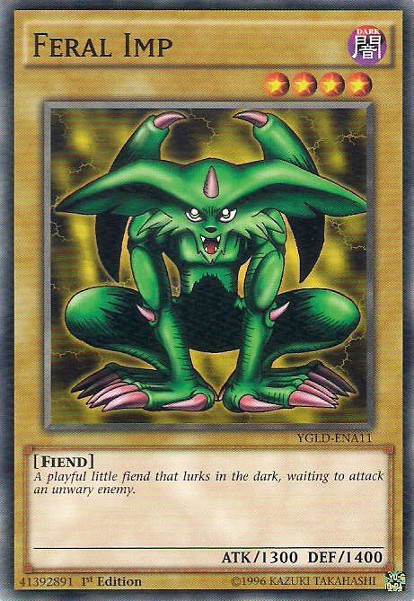 Feral Imp [YGLD-ENA11] Common | Exor Games Truro