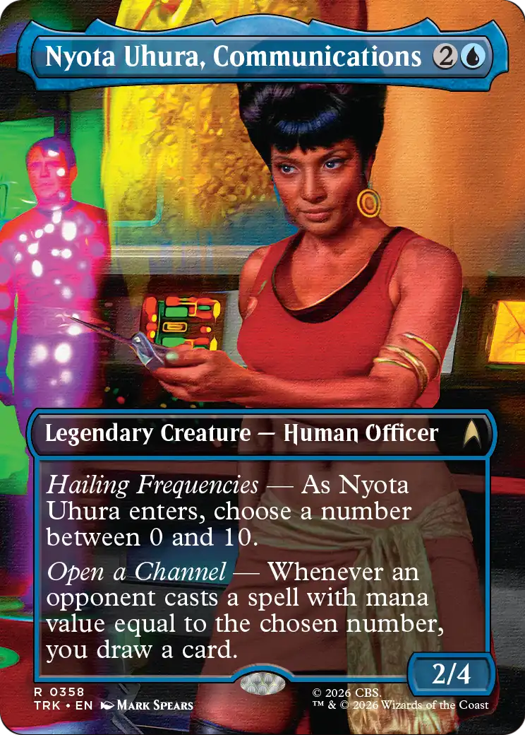 Nyota Uhura, Communications Officer (Borderless) [Star Trek] | Exor Games Truro