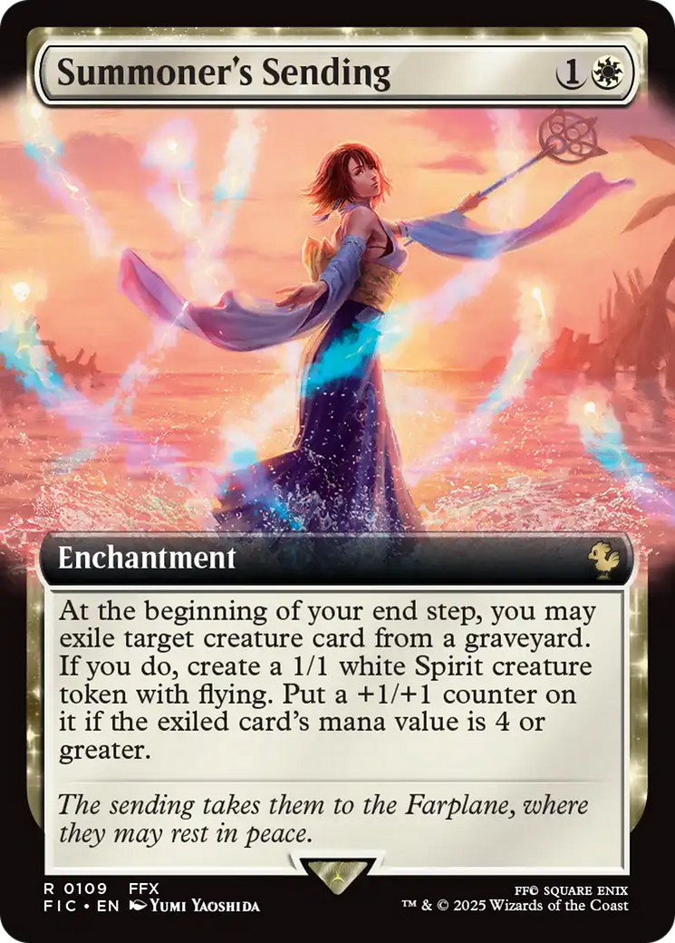Summoner's Sending (Extended Art) [FINAL FANTASY Commander] | Exor Games Truro