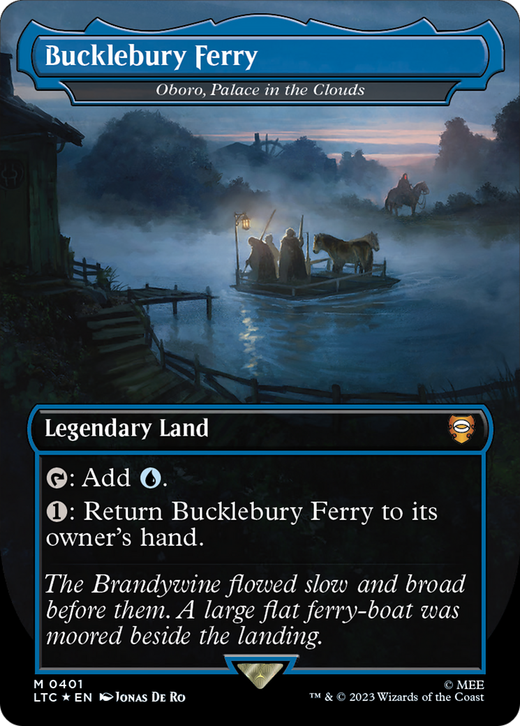 Bucklebury Ferry - Oboro, Palace in the Clouds (Surge Foil Realms and Relics) [The Lord of the Rings: Tales of Middle-Earth Commander] | Exor Games Truro