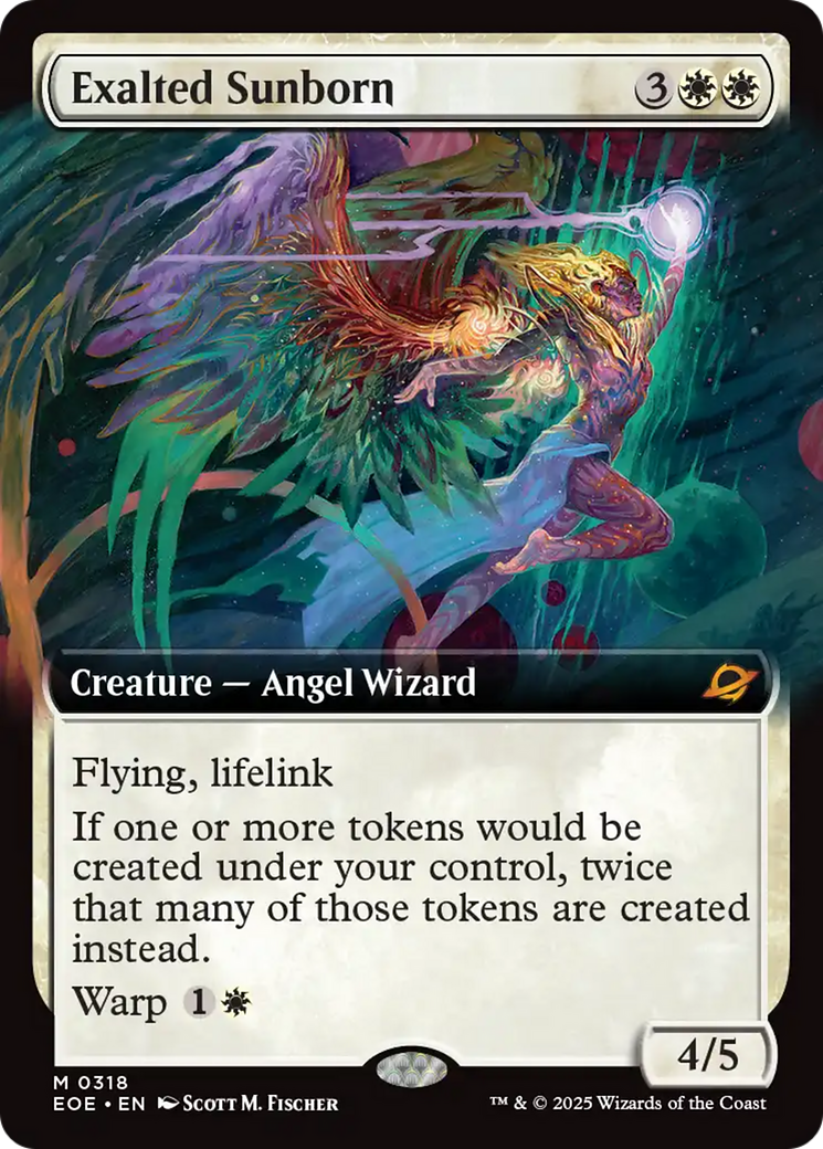 Exalted Sunborn (Extended Art) [Edge of Eternities] | Exor Games Truro