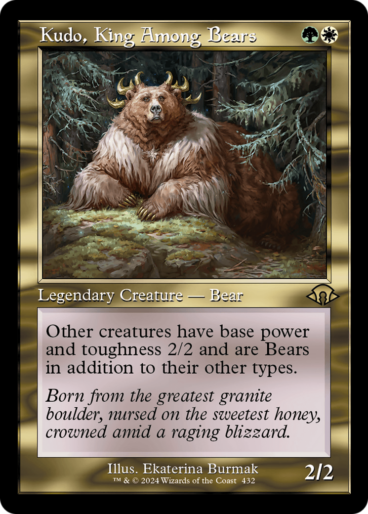 Kudo, King Among Bears (Retro) [Modern Horizons 3] | Exor Games Truro