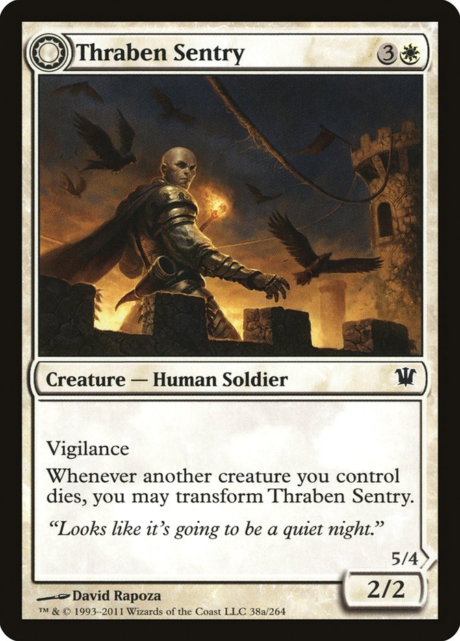 Thraben Sentry // Thraben Militia [Innistrad] | Exor Games Truro