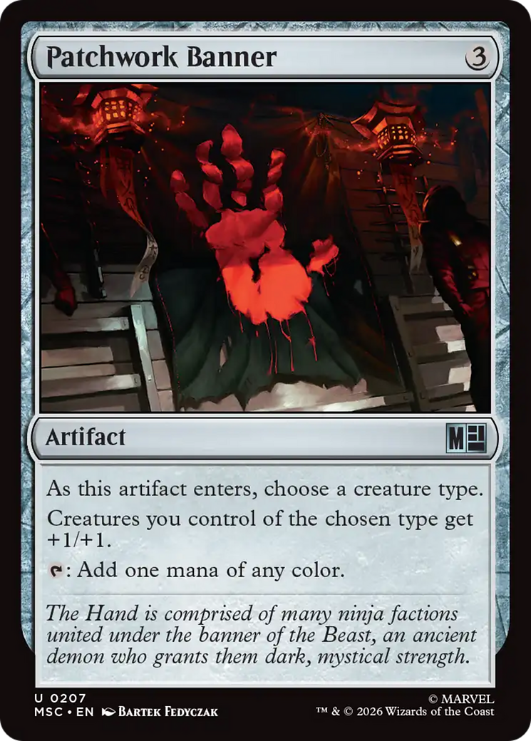 Patchwork Banner (Surge Foil) [Marvel Super Heroes Commander] | Exor Games Truro
