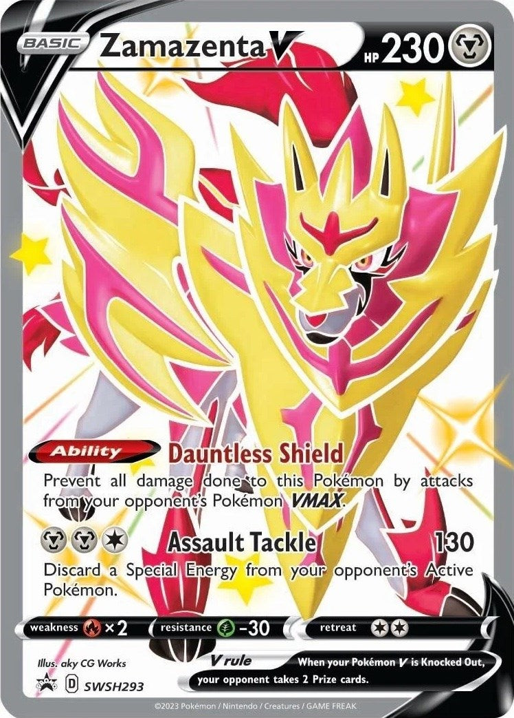 Zamazenta V (SWSH293) [Sword & Shield: Black Star Promos] | Exor Games Truro