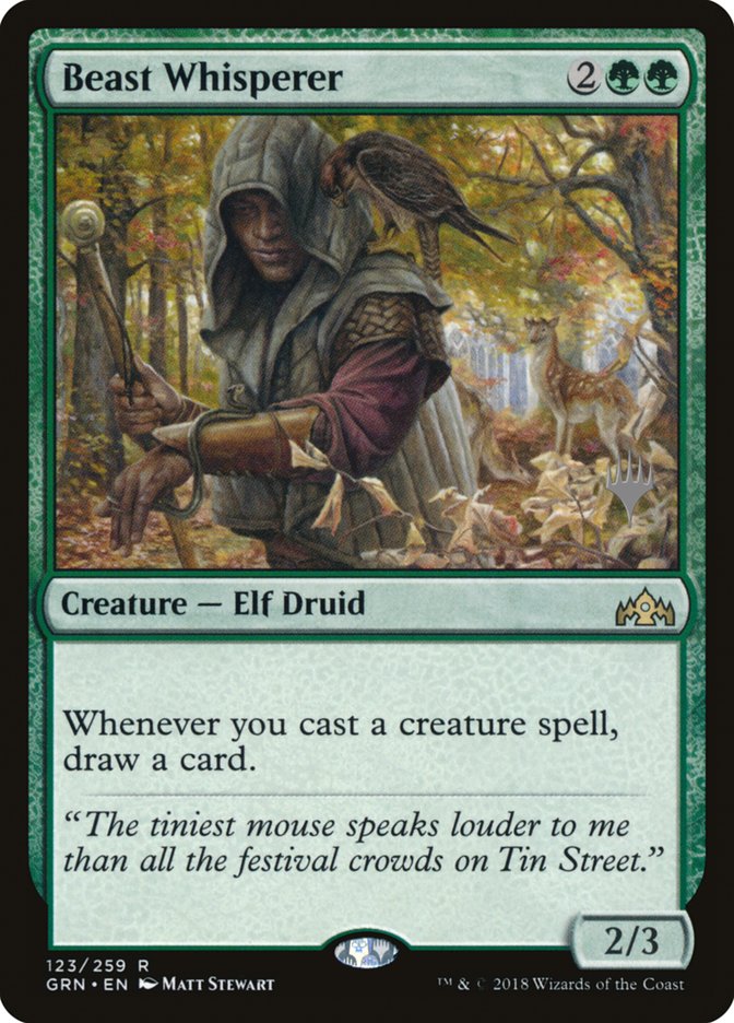 Beast Whisperer (Promo Pack) [Guilds of Ravnica Promos] | Exor Games Truro