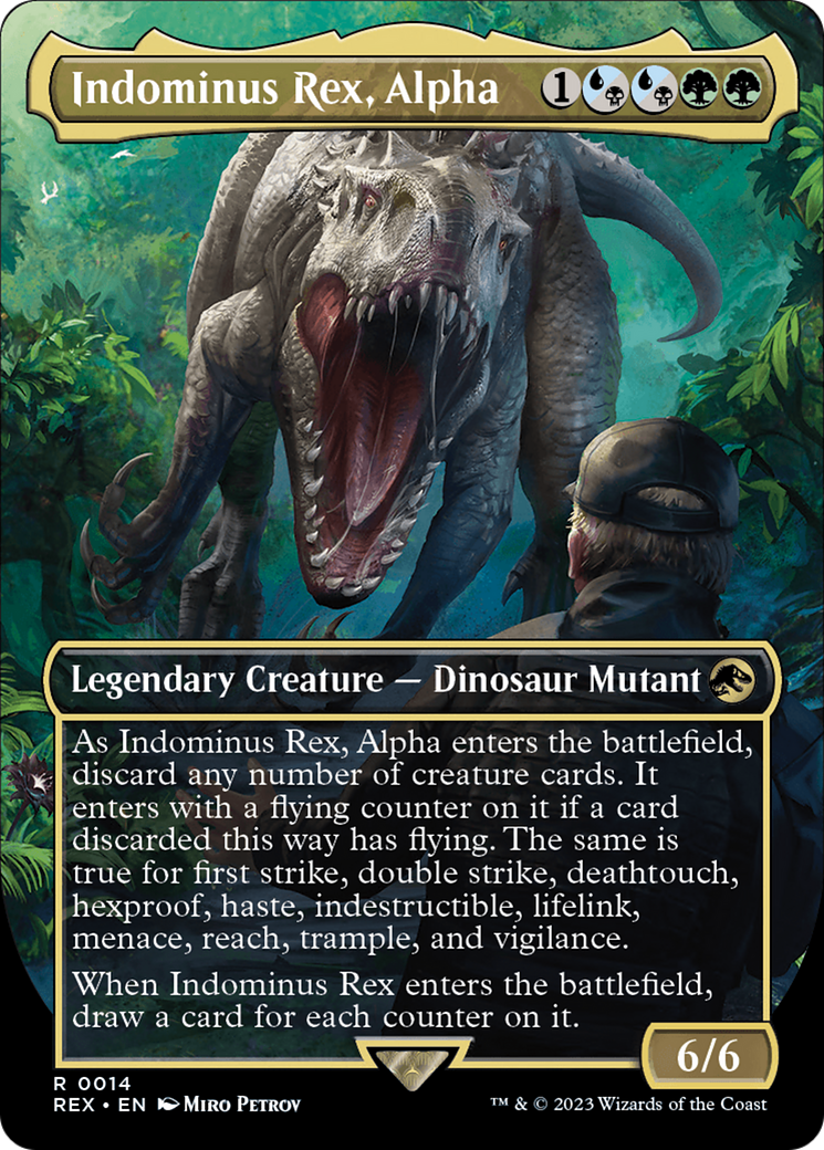 Indominus Rex, Alpha (Borderless) [Jurassic World Collection] | Exor Games Truro