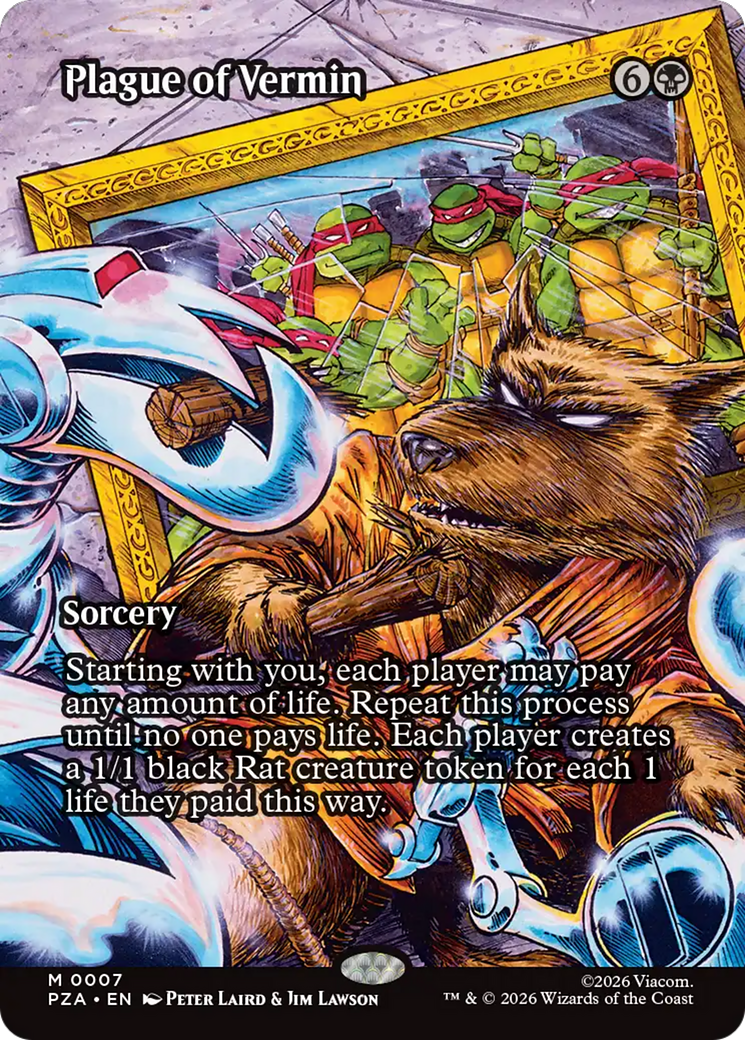 Plague of Vermin (Borderless) [Teenage Mutant Ninja Turtles Eternal-Legal] | Exor Games Truro