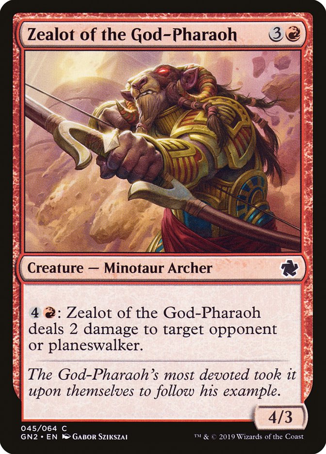 Zealot of the God-Pharaoh [Game Night 2019] | Exor Games Truro