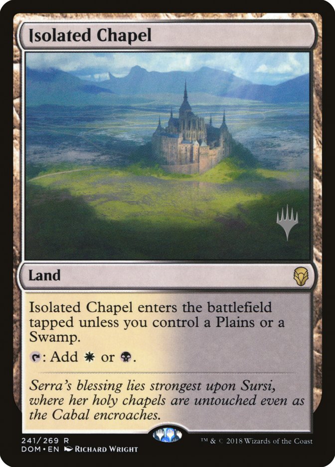 Isolated Chapel (Promo Pack) [Dominaria Promos] | Exor Games Truro