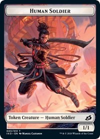 Human Soldier (003) // Zombie Double-Sided Token [Commander 2020 Tokens] | Exor Games Truro