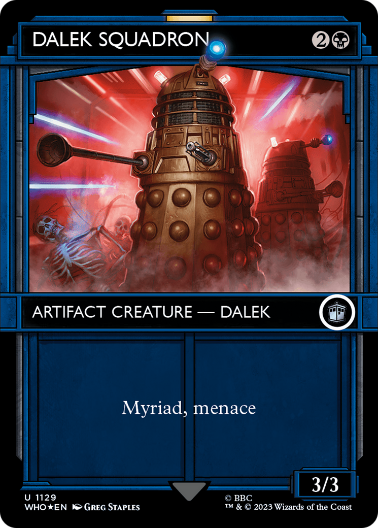 Dalek Squadron (Showcase) (Surge Foil) [Doctor Who] | Exor Games Truro