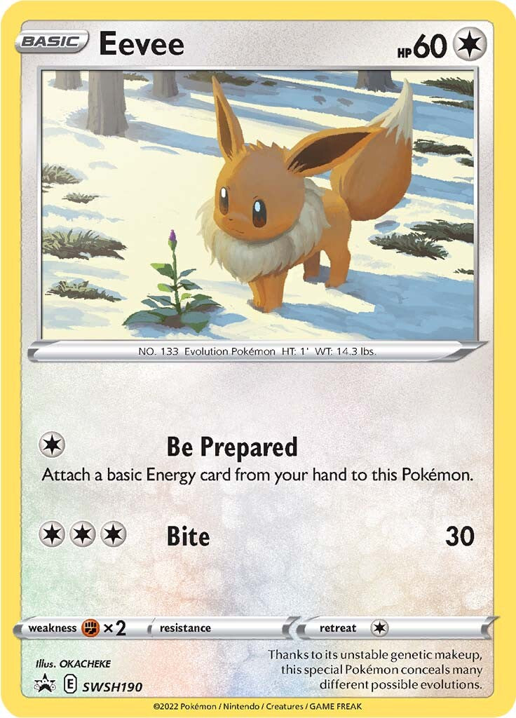 Eevee (SWSH190) [Sword & Shield: Black Star Promos] | Exor Games Truro