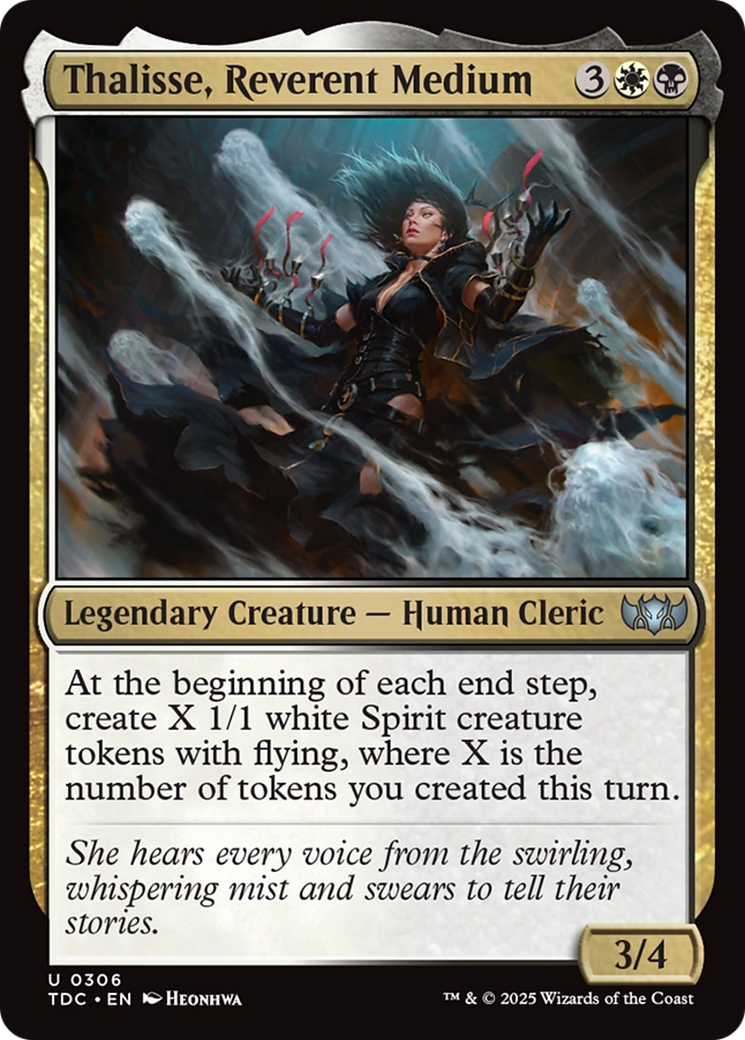 Thalisse, Reverent Medium [Tarkir: Dragonstorm Commander] | Exor Games Truro