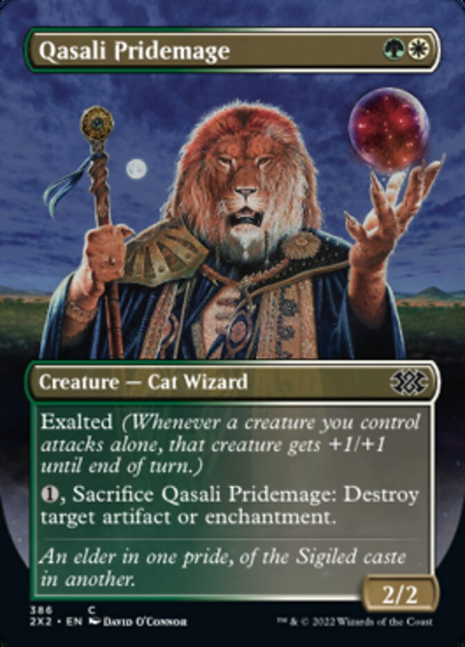 Qasali Pridemage (Borderless Alternate Art) [Double Masters 2022] | Exor Games Truro