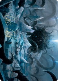 Icebreaker Kraken Art Card (Gold-Stamped Signature) [Kaldheim Art Series] | Exor Games Truro