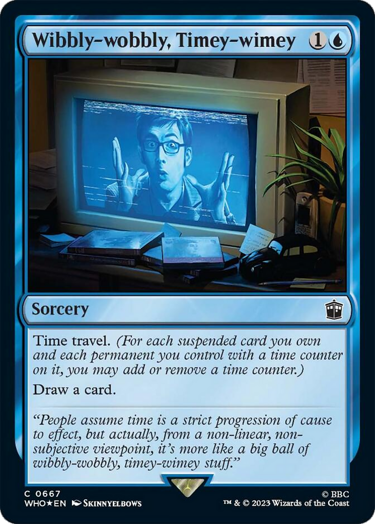 Wibbly-wobbly, Timey-wimey (Surge Foil) [Doctor Who] | Exor Games Truro
