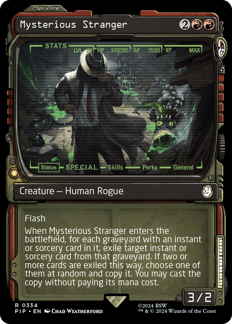 Mysterious Stranger (Showcase) [Fallout] | Exor Games Truro