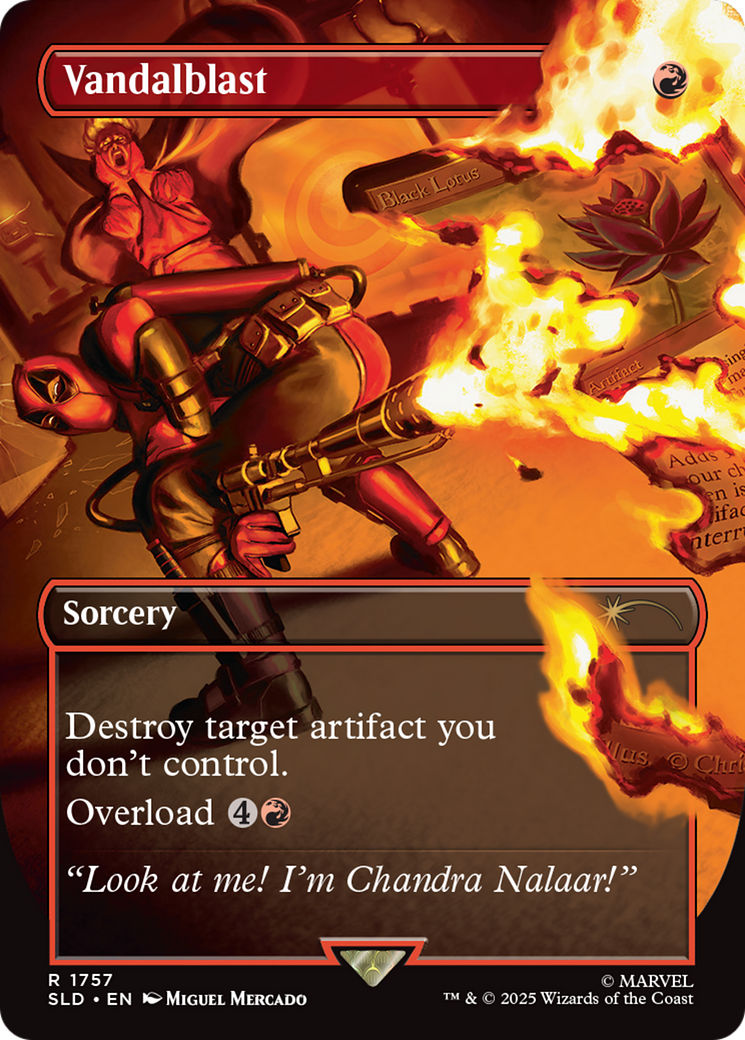 Vandalblast (1757) (Rainbow Foil) [Secret Lair Drop Series] | Exor Games Truro