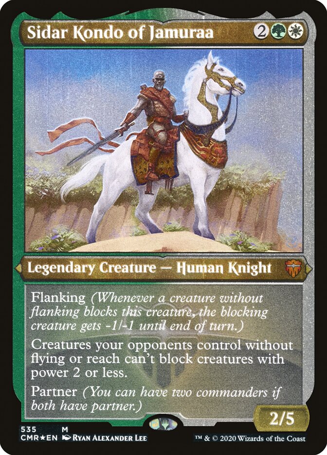 Sidar Kondo of Jamuraa (Etched) [Commander Legends] | Exor Games Truro