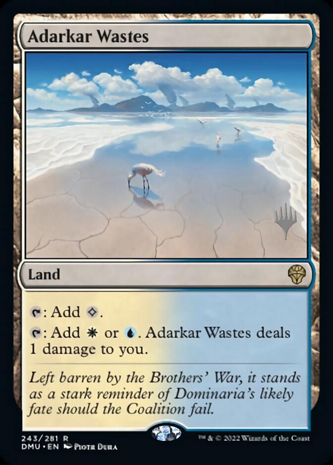 Adarkar Wastes (Promo Pack) [Dominaria United Promos] | Exor Games Truro