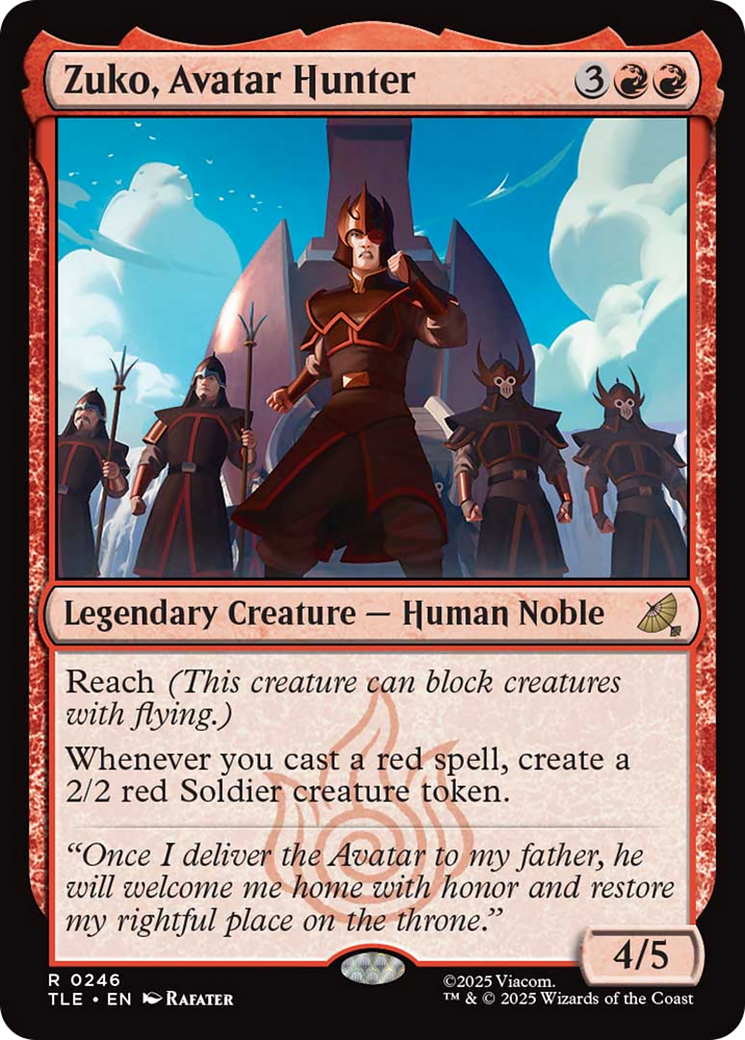 Zuko, Avatar Hunter [Avatar: The Last Airbender: Eternal-Legal] | Exor Games Truro