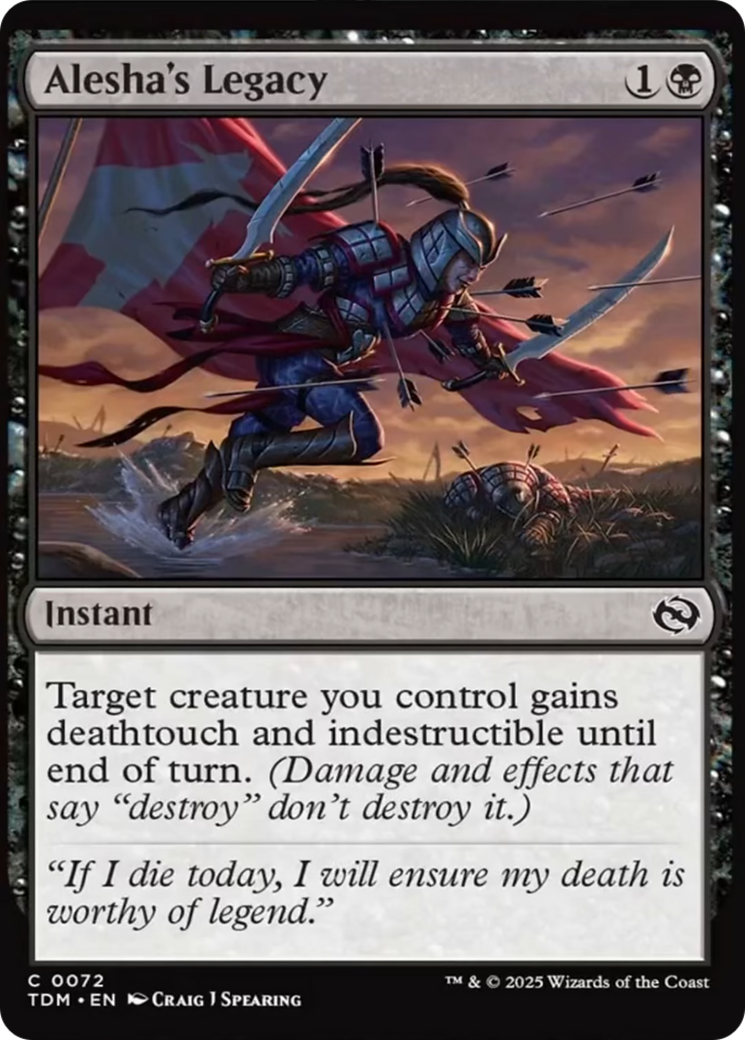 Alesha's Legacy [Tarkir: Dragonstorm] | Exor Games Truro