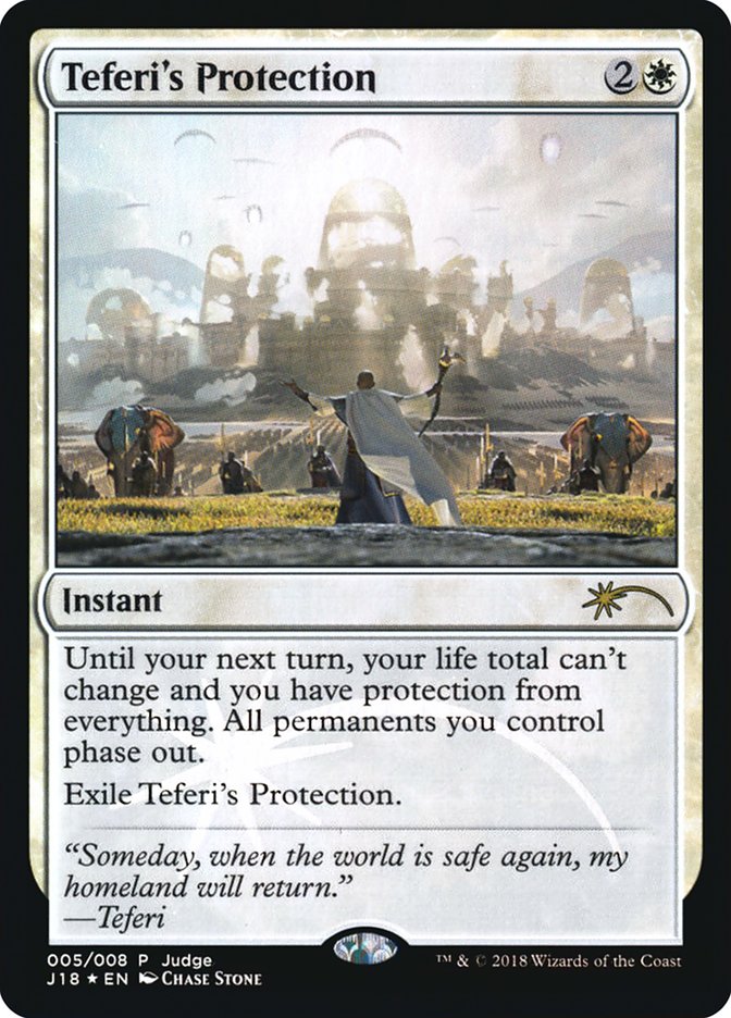 Teferi's Protection [Judge Gift Cards 2018] | Exor Games Truro