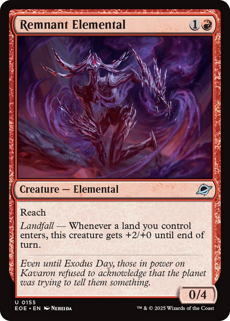 Remnant Elemental [Edge of Eternities] | Exor Games Truro
