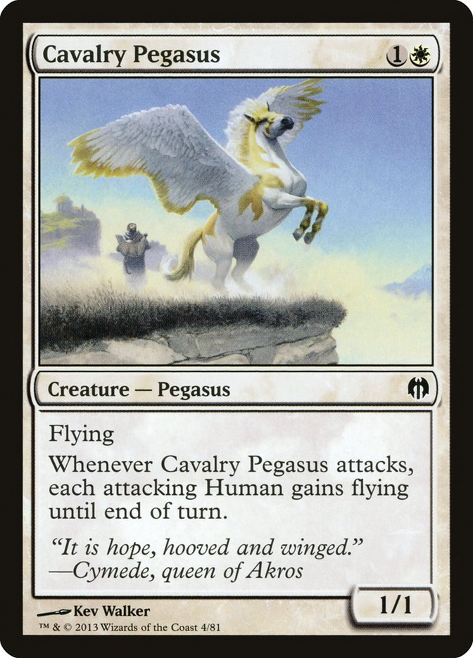 Cavalry Pegasus [Duel Decks: Heroes vs. Monsters] | Exor Games Truro