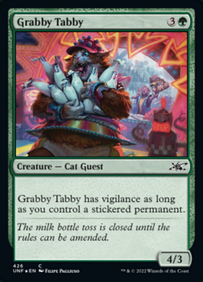 Grabby Tabby (Galaxy Foil) [Unfinity] | Exor Games Truro