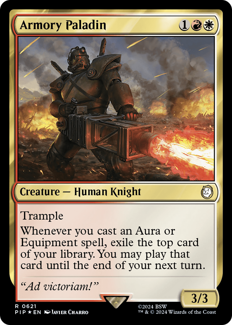 Armory Paladin (Surge Foil) [Fallout] | Exor Games Truro