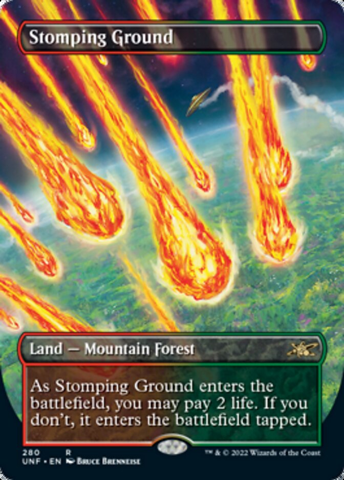 Stomping Ground (Borderless) [Unfinity] | Exor Games Truro