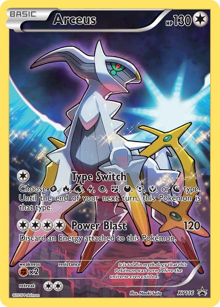 Arceus (XY116) [XY: Black Star Promos] | Exor Games Truro