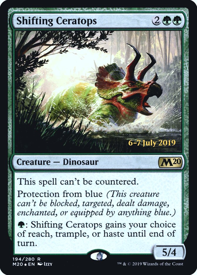 Shifting Ceratops [Core Set 2020 Prerelease Promos] | Exor Games Truro