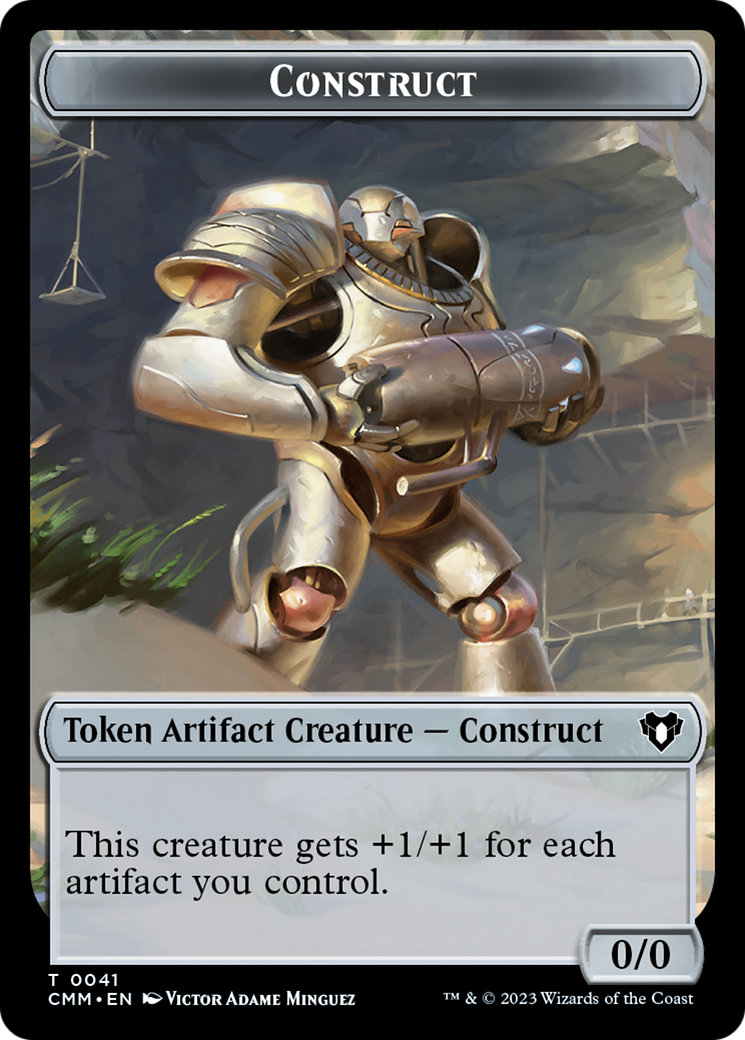 Thopter // Construct (41) Double-Sided Token [Commander Masters Tokens] | Exor Games Truro