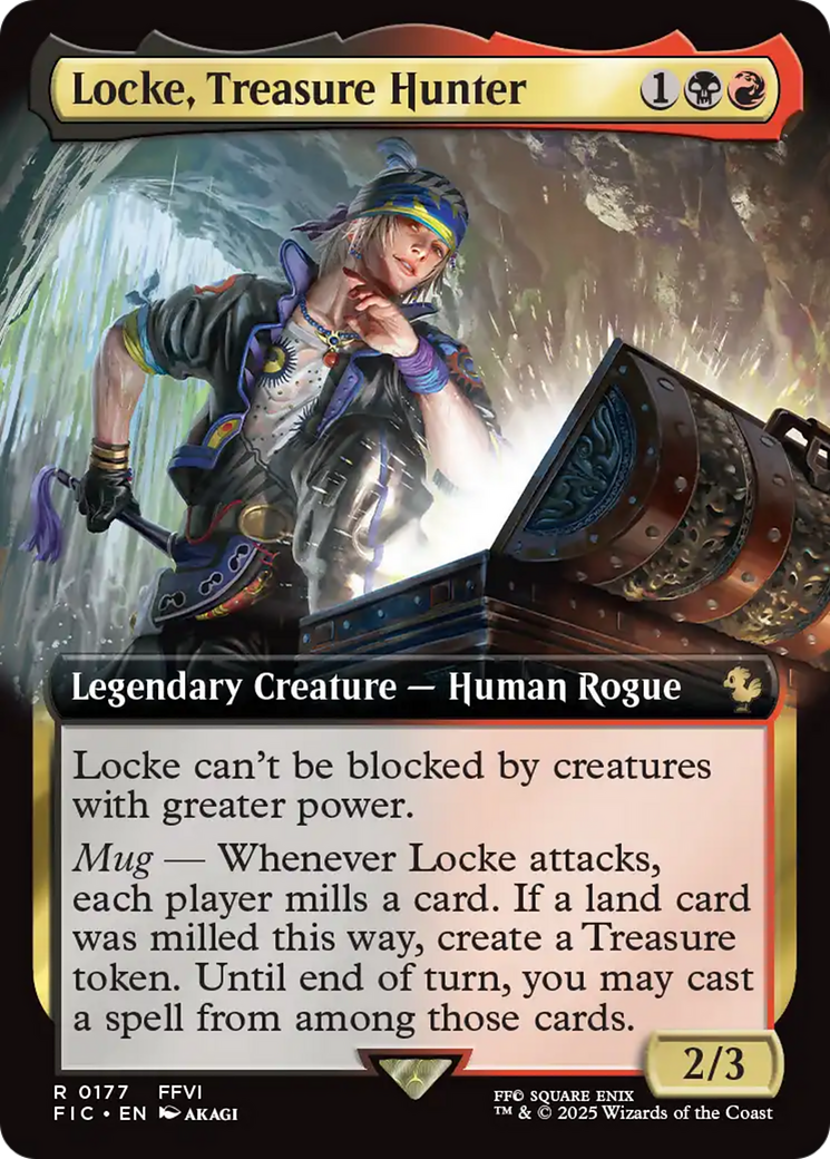 Locke, Treasure Hunter (Extended Art) [FINAL FANTASY Commander] | Exor Games Truro