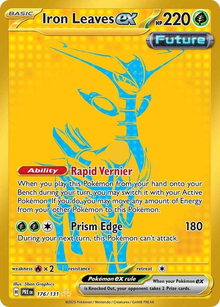 Iron Leaves ex (176/131) [Scarlet & Violet: Prismatic Evolutions] | Exor Games Truro