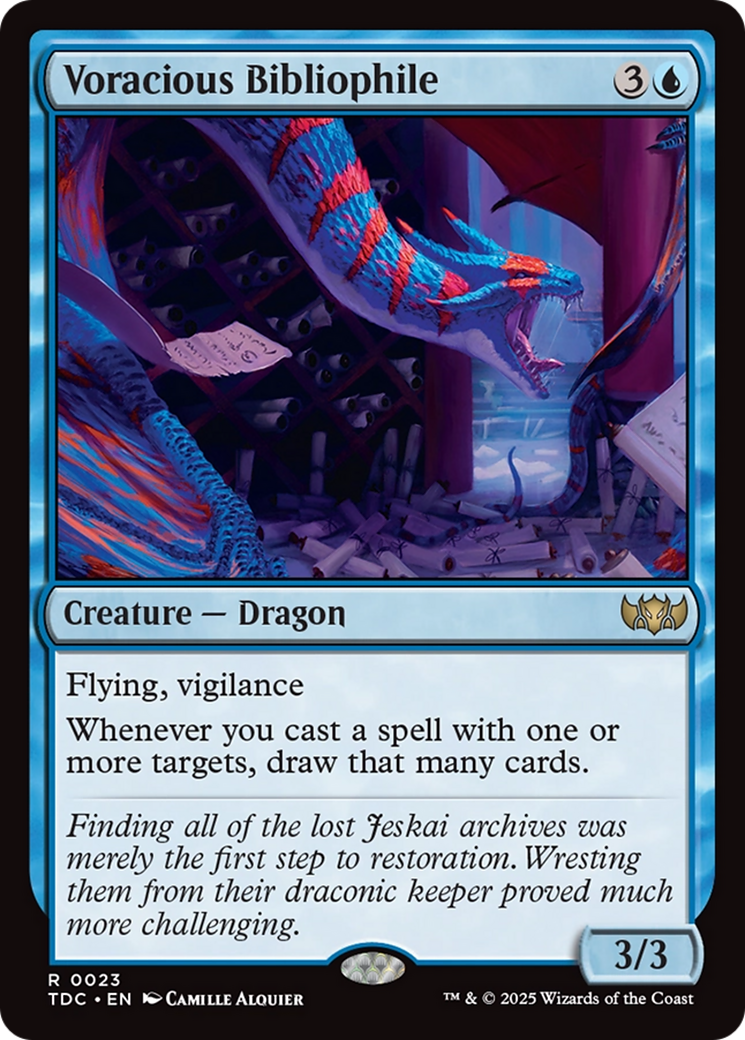 Voracious Bibliophile [Tarkir: Dragonstorm Commander] | Exor Games Truro