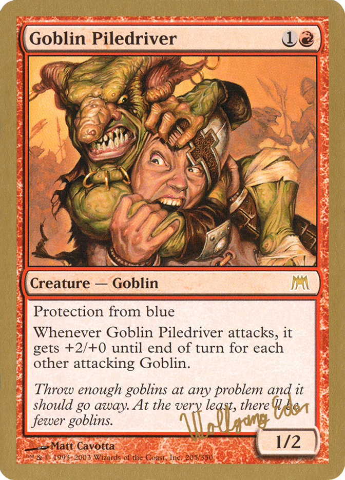 Goblin Piledriver (Wolfgang Eder) [World Championship Decks 2003] | Exor Games Truro