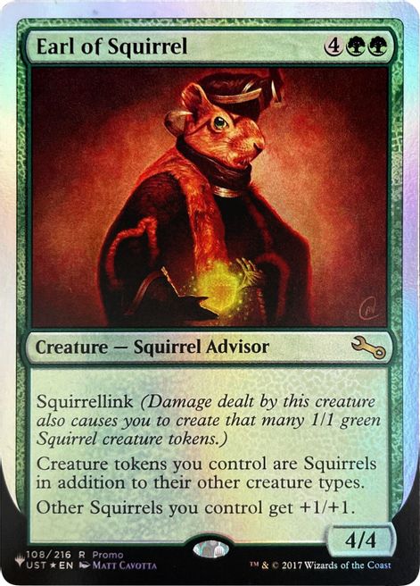 Earl of Squirrel (Unfinity Foil Edition) [The List] | Exor Games Truro