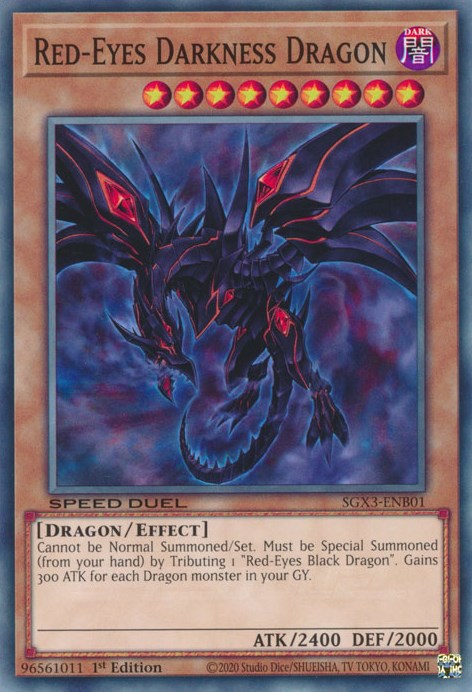 Red-Eyes Darkness Dragon [SGX3-ENB01] Common | Exor Games Truro