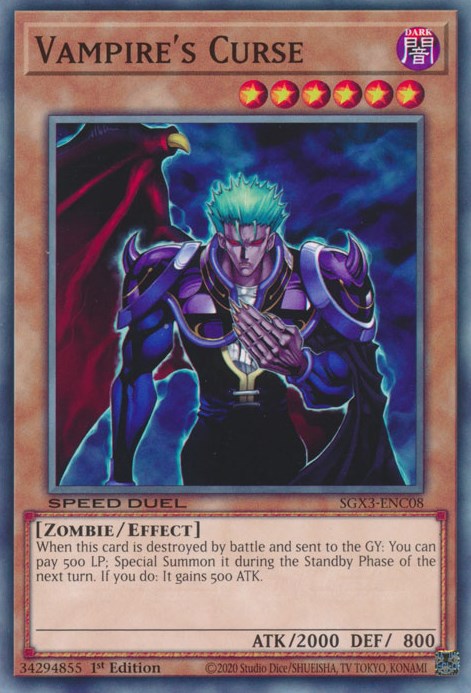 Vampire's Curse [SGX3-ENC08] Common | Exor Games Truro
