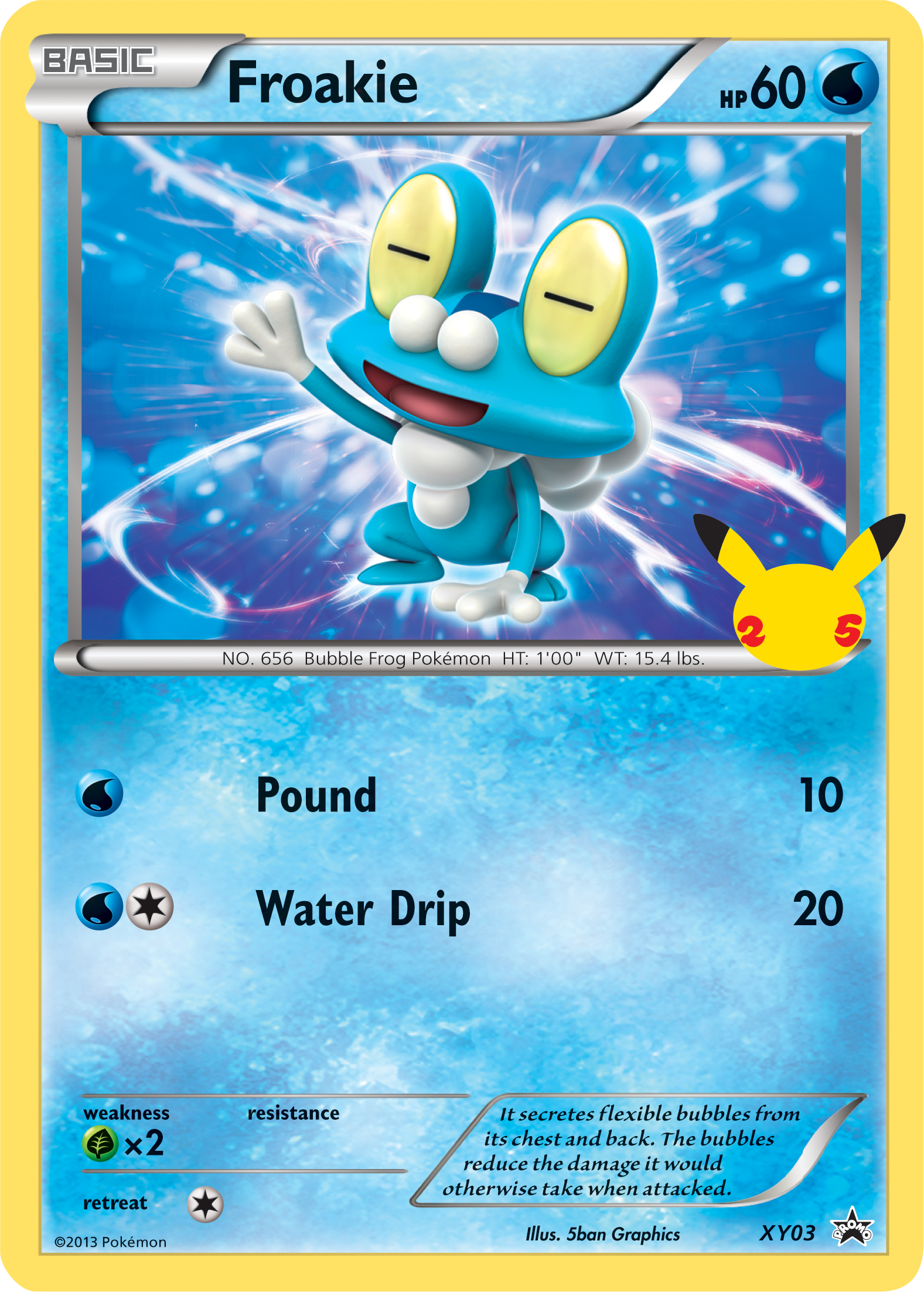 Froakie (XY03) (Jumbo Card) [First Partner Pack] | Exor Games Truro