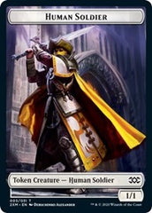 Human Soldier // Tuktuk the Returned Double-Sided Token [Double Masters Tokens] | Exor Games Truro