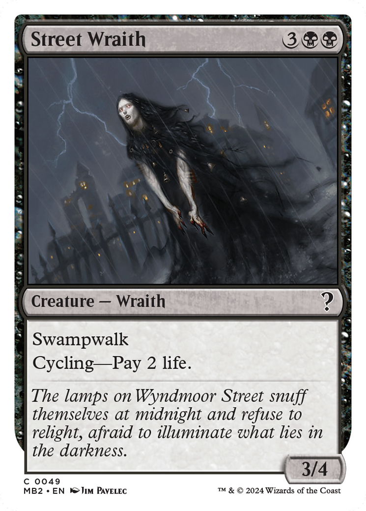 Street Wraith (White Border) [Mystery Booster 2] | Exor Games Truro