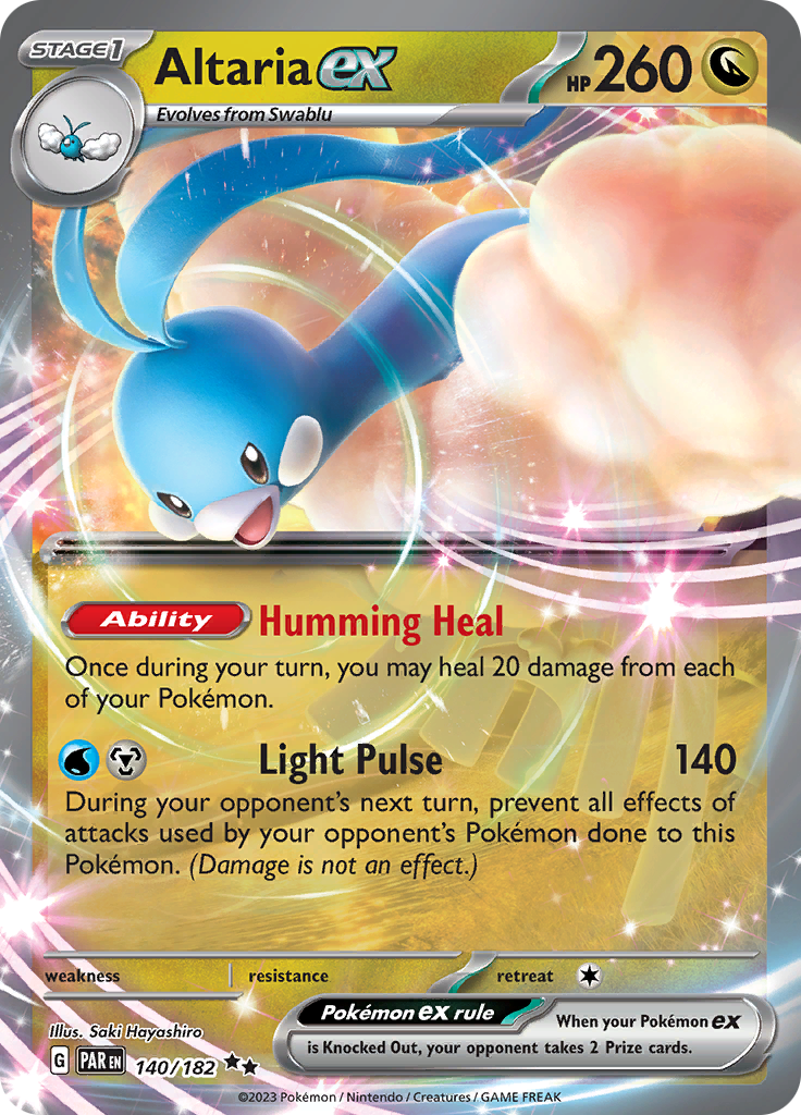 Altaria ex (140/182) [Scarlet & Violet: Paradox Rift] | Exor Games Truro